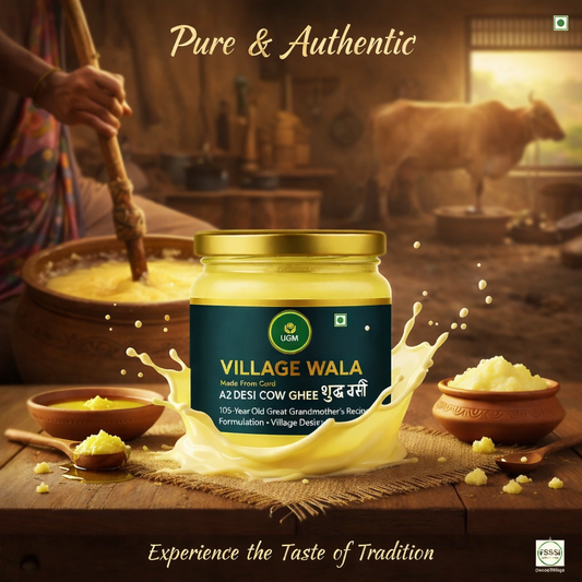 Pure A2 Cow Bilona Churned Desi Ghee