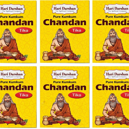Hari Darshan Kumkum Chandan Tika – Daily Pooja & Hawan | Wholesale Price $0.85 | Minimum Order: 100 Qty