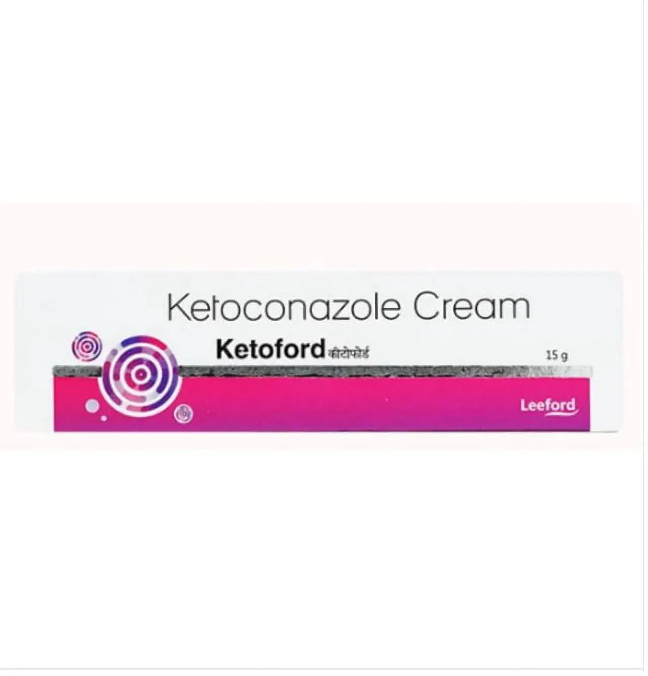 Ketoconazole Cream packaging with brand names on a white background