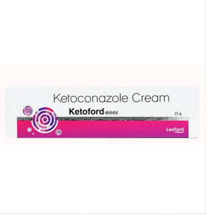 Ketoconazole Cream packaging with brand names on a white background