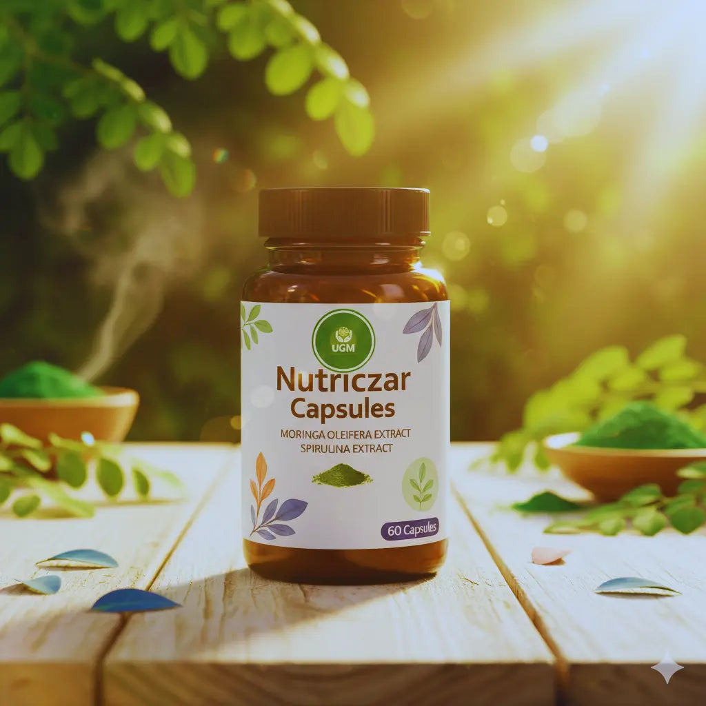 Nutriczar Capsules – Moringa & Spirulina (60 Capsules)