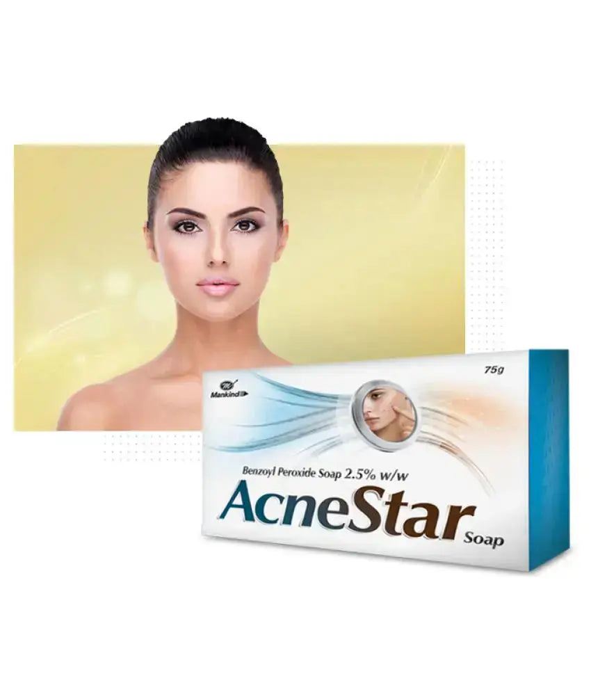 Acnestar Anti-Acne Soap Bar – 75g (Pack of 4) | Deep Cleansing Sulphur-Based Soap for Pimples, Oily & Acne-Prone Skin USA Wholesale Trade