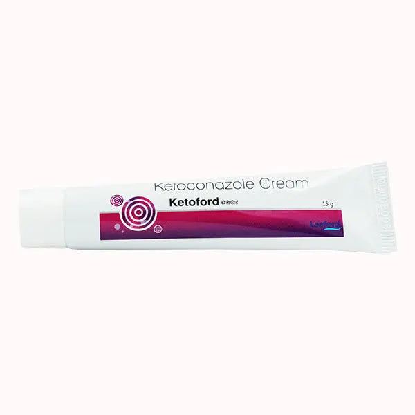 Ketoford 2% Cream 15g (Pack of 2) - Antifungal Ketoconazole Treatment for Skin Infections