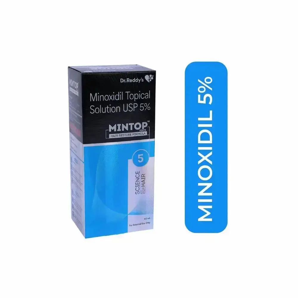 Mintop Forte 5% Minoxidil Topical Solution 60ml | Hair Regrowth Treatment for Men & Women - USA Wholesale Trade