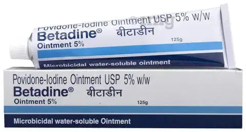 Betadine 5% Povidone-Iodine Antiseptic Ointment – 125g | Infection Prevention & Wound Care Treatment USA Wholesale Trade
