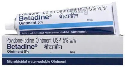Betadine 5% Povidone-Iodine Antiseptic Ointment – 125g | Infection Prevention & Wound Care Treatment USA Wholesale Trade